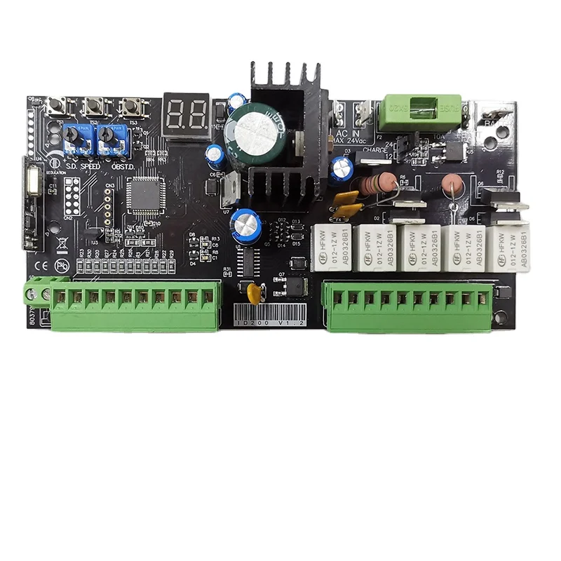 Universal Type 12V/24V PCB Board for Automatic Double Arms Swing Gate Opener Control Board Panel Smart Control Center System
Universal Type 12V/24V PCB Board for Automatic Double Arms Swing Gate Opener Control Board Panel Smart Control Center System