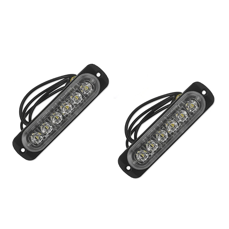 2 Pcs 12V-24V 6LED Light Flash Emergency Car Vehicle Warning Strobe Flashing, Blue & White
2 Pcs 12V-24V 6LED Light Flash Emergency Car Vehicle Warning Strobe Flashing, Blue & White