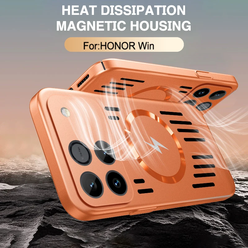 Breathable Phone Case for Honor Win 5G Shockproof Fundas Magnetic PC Cooling Heat Dissipation Original Luxury Fashion Back Cover
Breathable Phone Case for Honor Win 5G Shockproof Fundas Magnetic PC Cooling Heat Dissipation Original Luxury Fashion Back Cover