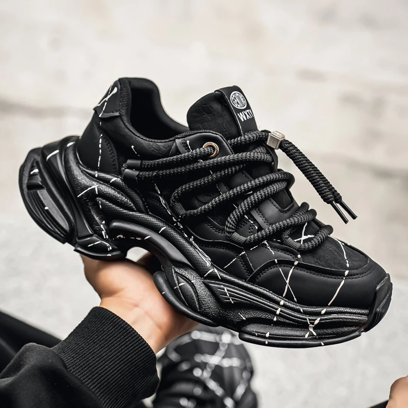 Fashion Pu Leather Flat Running Footwear Autumn New Men's Casual Shoes Comfortable Light Anti Slip Wear-resistant Men Sneakers 7
Fashion Pu Leather Flat Running Footwear Autumn New Men's Casual Shoes Comfortable Light Anti Slip Wear-resistant Men Sneakers 7