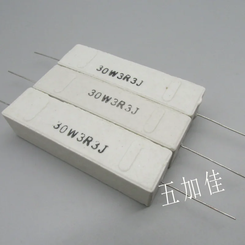 5-30pcs 30W3R3J 30W 3.3R 3.3 ohms 5% high-power axial non inductive cement resistance ceramic resistance
5-30pcs 30W3R3J 30W 3.3R 3.3 ohms 5% high-power axial non inductive cement resistance ceramic resistance