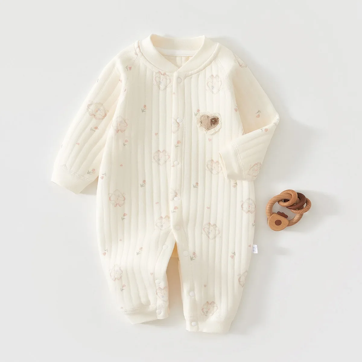 0-2Y Infant Baby Onesie Bodysuit 2026 Newborn Cotton Padded Romper Warm Thickened Jumpsuit Full Print Baby Spring Winter Outfit
0-2Y Infant Baby Onesie Bodysuit 2026 Newborn Cotton Padded Romper Warm Thickened Jumpsuit Full Print Baby Spring Winter Outfit