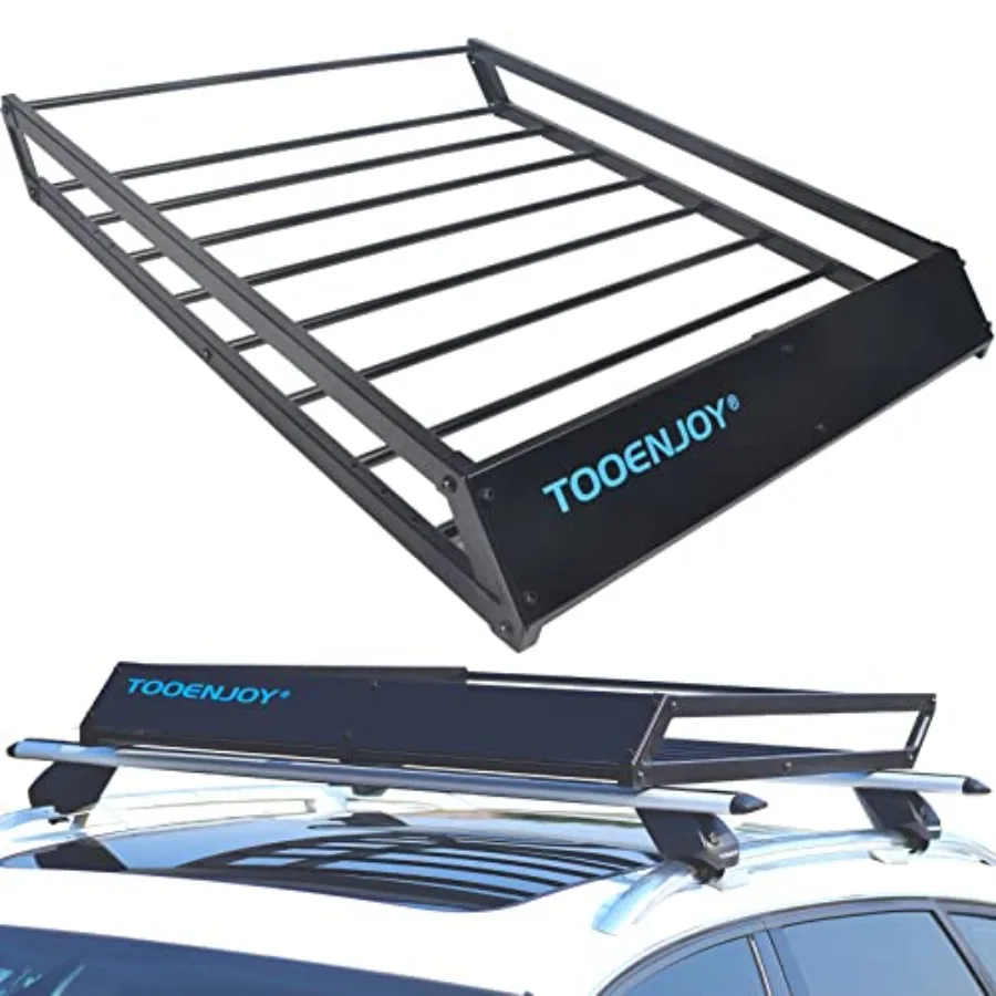 Roof Rack Cargo Basket 43''x 35''x 4.7'' Anti-Rust Rooftop Cargo Carrier with Removable Wind Fairing Universal Car Top Luggage
Roof Rack Cargo Basket 43''x 35''x 4.7'' Anti-Rust Rooftop Cargo Carrier with Removable Wind Fairing Universal Car Top Luggage