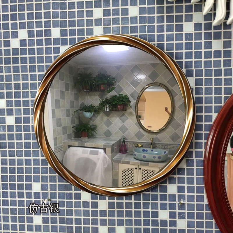 Американское светлое роскошное зеркало для ванной комнаты, настенное европейское пасторальное украшение, зеркало для ванной комнаты отеля, высокое качество
Американское светлое роскошное зеркало для ванной комнаты, настенное европейское пасторальное украшение, зеркало для ванной комнаты отеля, высокое качество