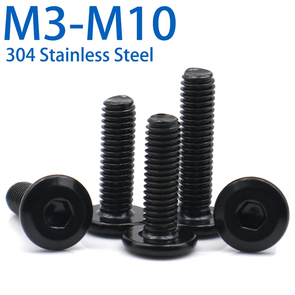 5-40pcs Black 304 Stainless Steel Hex Socket Button Head Screws Chamfered Top Allen Bolts M3 M4 M5 M6 M8 M10
5-40pcs Black 304 Stainless Steel Hex Socket Button Head Screws Chamfered Top Allen Bolts M3 M4 M5 M6 M8 M10