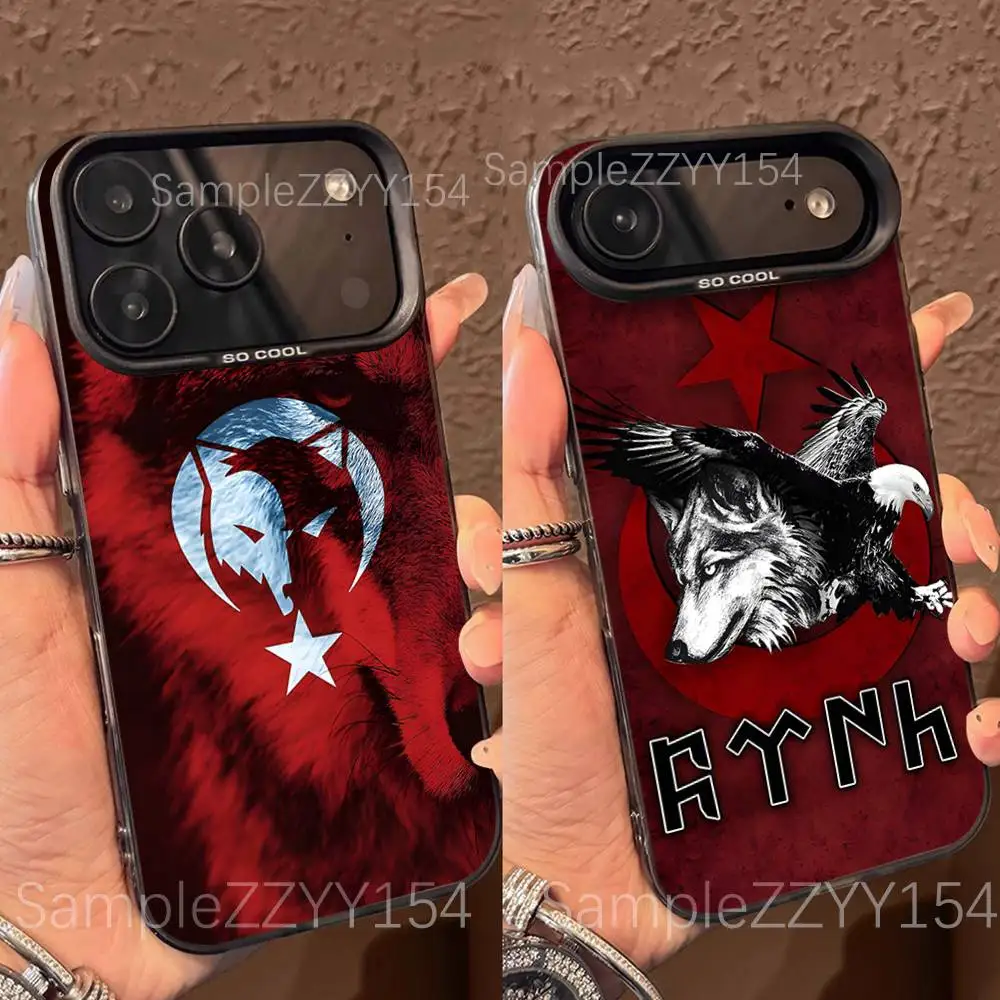 Turk Wolf Turkey Flag Phone Case For IPhone 15,16,17,13,14,11,12,Pro,Max,Plus,E,Air,Mini Gray Matte Shockproof Back Cover
Turk Wolf Turkey Flag Phone Case For IPhone 15,16,17,13,14,11,12,Pro,Max,Plus,E,Air,Mini Gray Matte Shockproof Back Cover