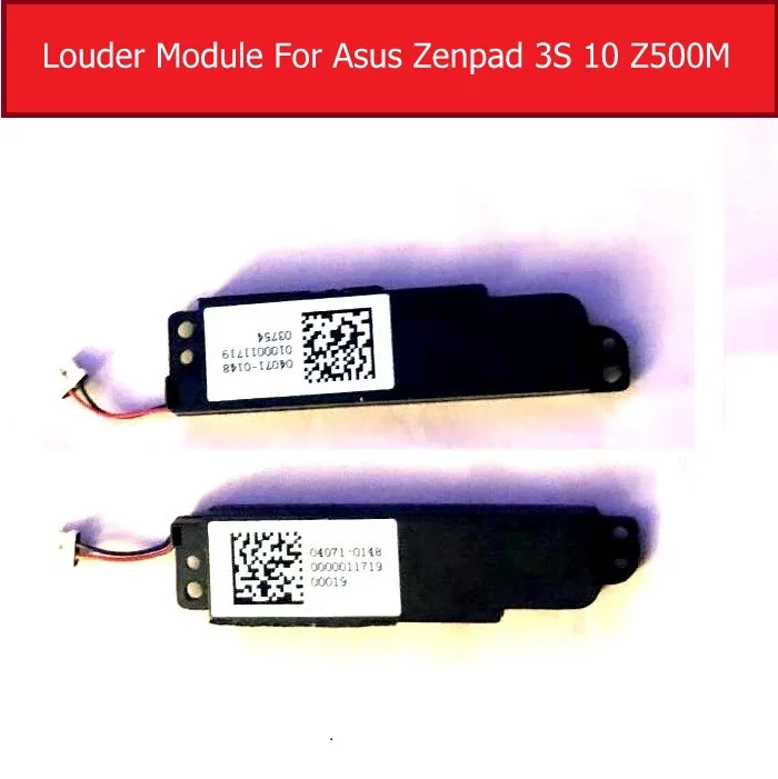 1 pair Genuine Loud-speaker Buzzer Module For ASUS Zenpad 3s 10 Z500M P027 10.1" Louder Speaker & Ringer with signal cable parts
1 pair Genuine Loud-speaker Buzzer Module For ASUS Zenpad 3s 10 Z500M P027 10.1" Louder Speaker & Ringer with signal cable parts