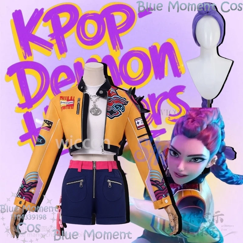 Anime Movie Demon Rumi Hunters Cosplay Kpop Idol Stage Embroidered Decorative Stickers Fashion Jacket Halloween Comic Con Outfit
Anime Movie Demon Rumi Hunters Cosplay Kpop Idol Stage Embroidered Decorative Stickers Fashion Jacket Halloween Comic Con Outfit