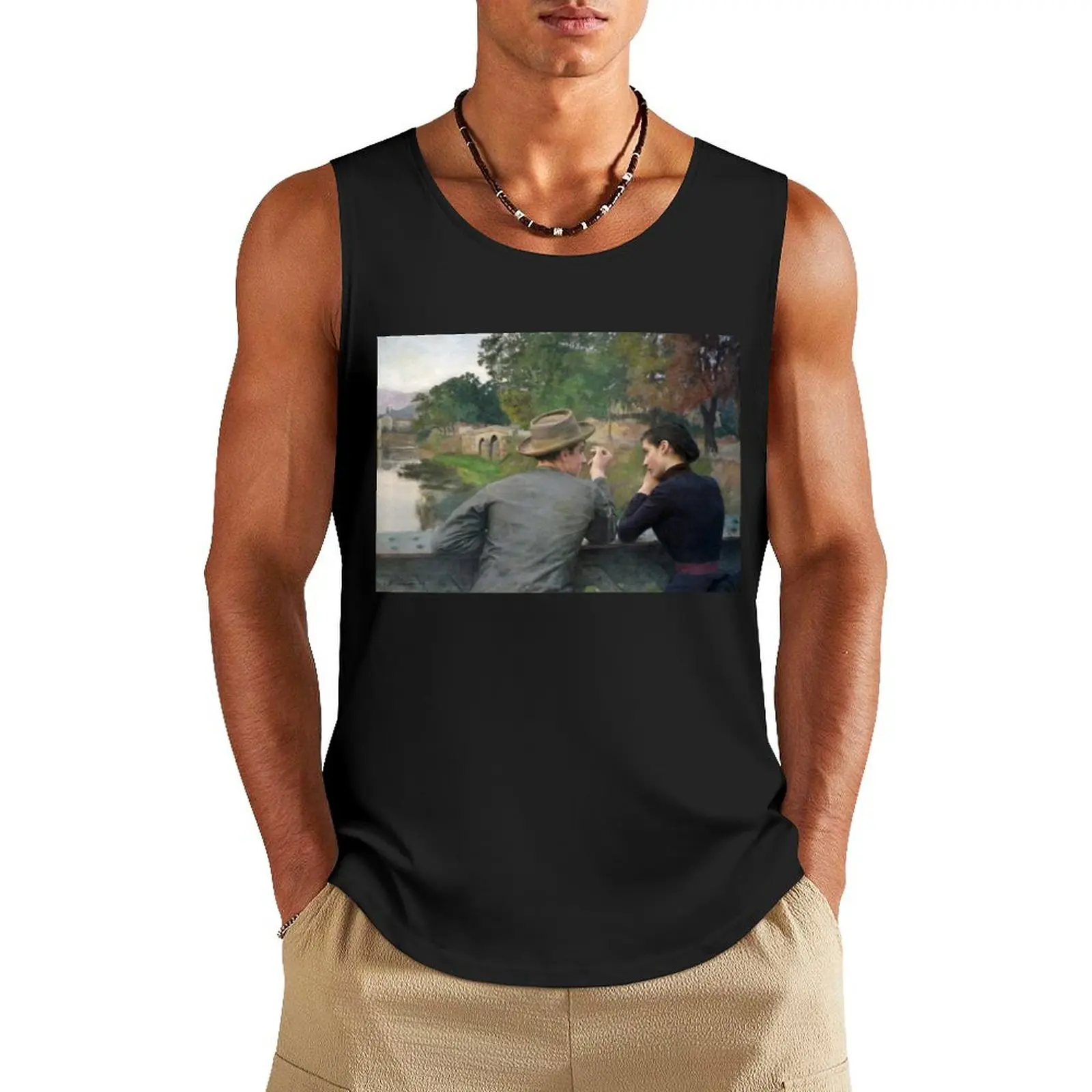 Les Amoureux - The Lovers - émile Friant - 1888 Tank Top Man sleeveless shirt Men's summer t-shirt
Les Amoureux - The Lovers - émile Friant - 1888 Tank Top Man sleeveless shirt Men's summer t-shirt