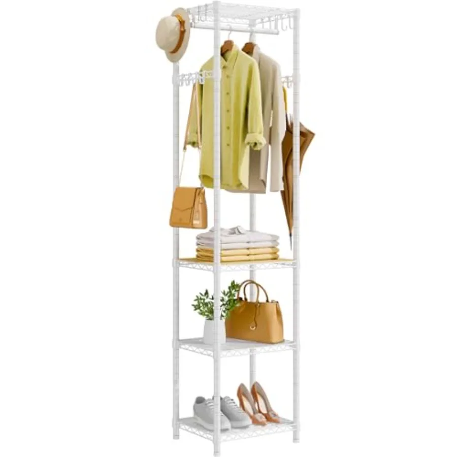 R1 Clothes Rack Heavy Duty Clothing Racks for Hanging Clothes Garment Rack with Storage Shelves Small Coat Rack Freestanding fo
R1 Clothes Rack Heavy Duty Clothing Racks for Hanging Clothes Garment Rack with Storage Shelves Small Coat Rack Freestanding fo