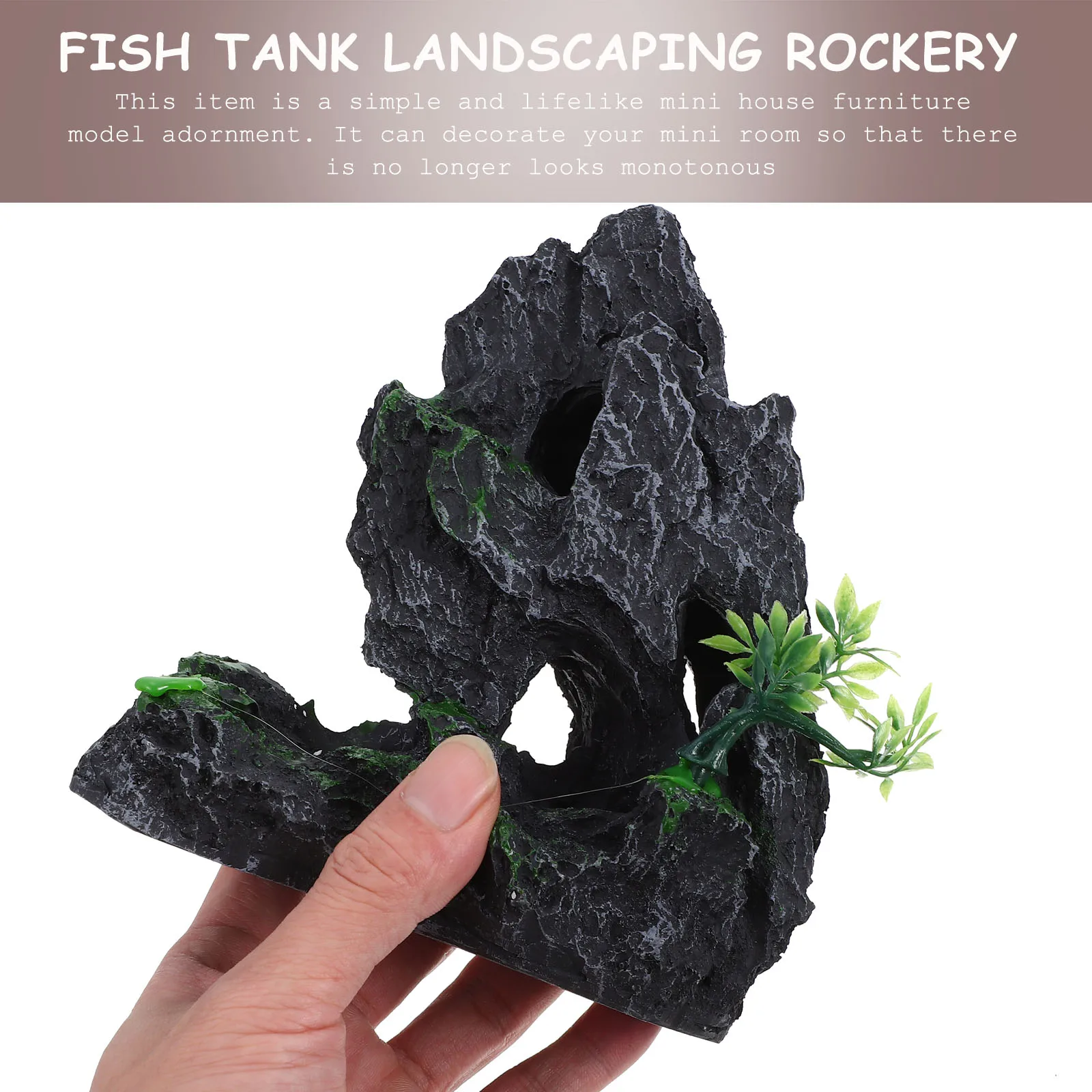 Decorative Resin Rockery Statue for Fish Tank Aquatic Ornament Vivid Shape Increases Aquarium Vitality Desktop Decor Idea
Decorative Resin Rockery Statue for Fish Tank Aquatic Ornament Vivid Shape Increases Aquarium Vitality Desktop Decor Idea