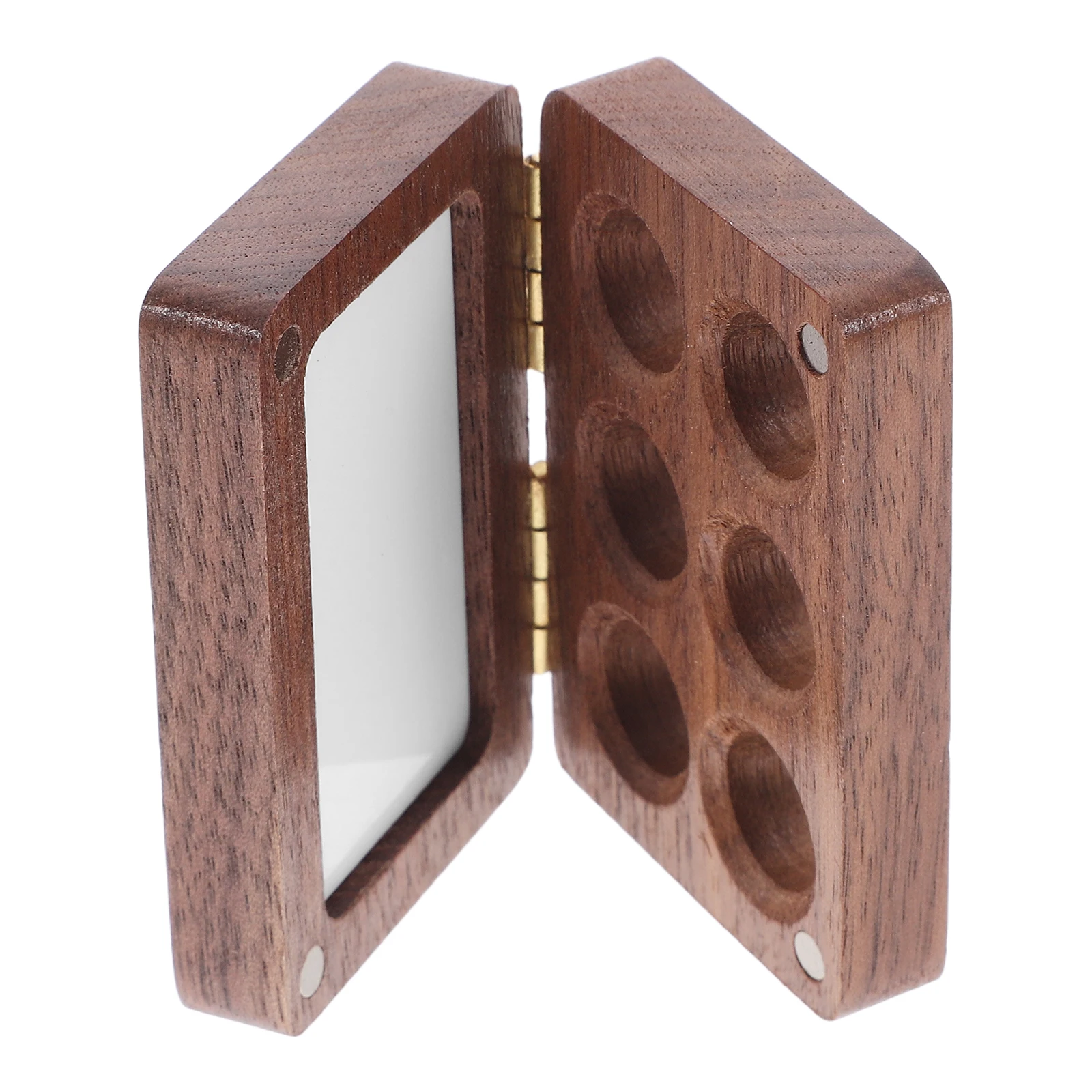 Mini Wooden Watercolor Palette Black Walnut Handmade Portable Paint Box Travel Empty Mixing Tray Pocket Palette
Mini Wooden Watercolor Palette Black Walnut Handmade Portable Paint Box Travel Empty Mixing Tray Pocket Palette