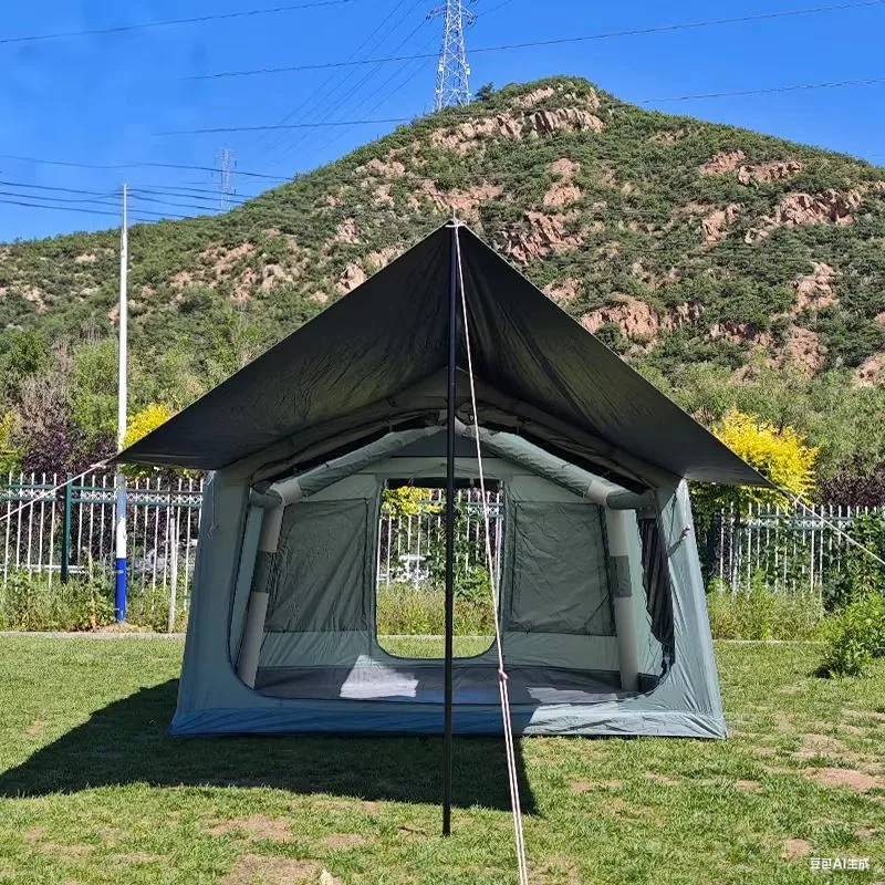 Large Outdoor Air Tent Waterproof Reinforced Automatic Assembly Four-season UV-Resistant Roof Ridge Sky Canopy Portable Oxford
Large Outdoor Air Tent Waterproof Reinforced Automatic Assembly Four-season UV-Resistant Roof Ridge Sky Canopy Portable Oxford