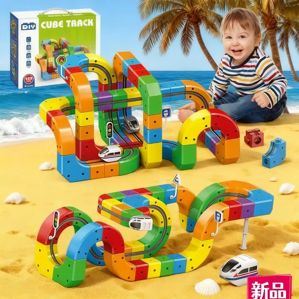 51/81PCS Magical Track Train USB Rechargeable 3D Building Tracks Cube Rails STEM Educational Toys Christmas Birthday Gift
51/81PCS Magical Track Train USB Rechargeable 3D Building Tracks Cube Rails STEM Educational Toys Christmas Birthday Gift