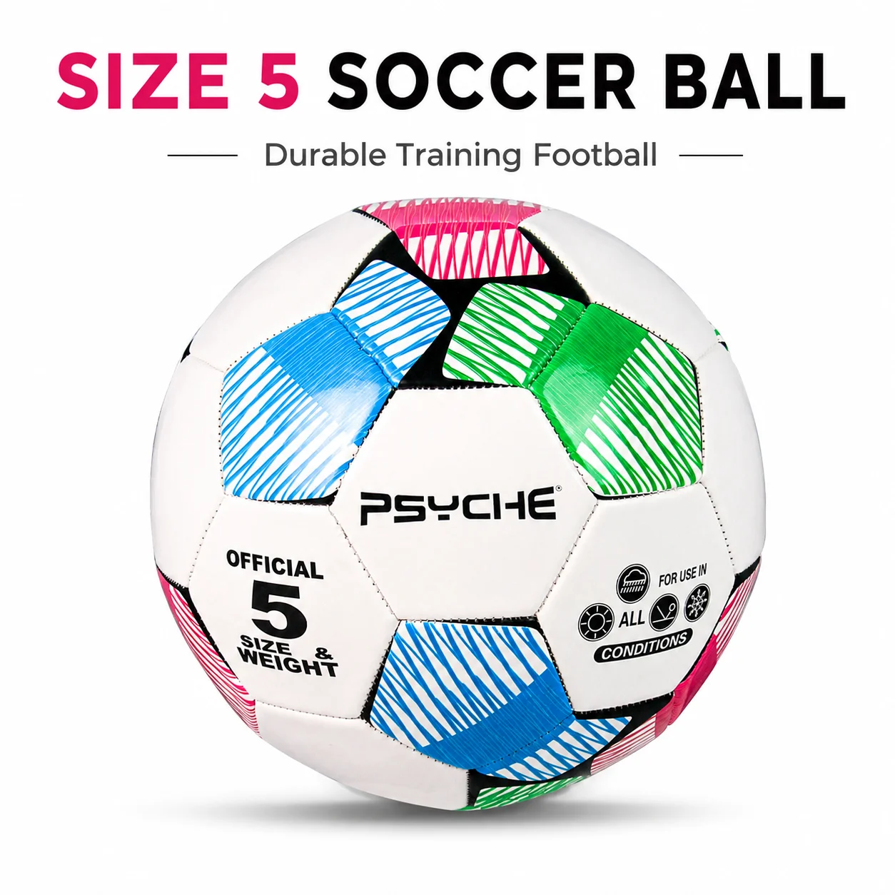 High Quality Soccer Balls Official Size 5 PU Material Seamless Goal Team Outdoor Match Game Football Training Ballon De Foot
High Quality Soccer Balls Official Size 5 PU Material Seamless Goal Team Outdoor Match Game Football Training Ballon De Foot
