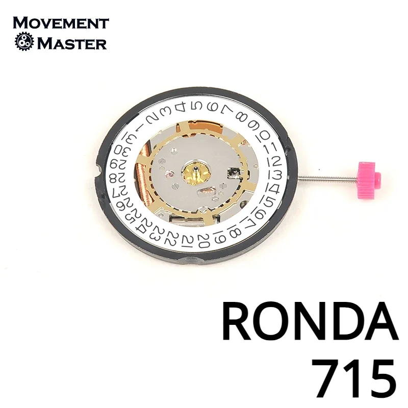 Механизм RONDA 715, дата 3/6, абсолютно новые швейцарские кварцевые часы с механизмом
Механизм RONDA 715, дата 3/6, абсолютно новые швейцарские кварцевые часы с механизмом