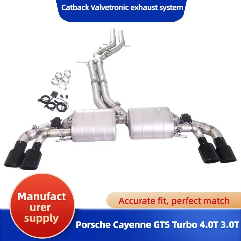 Suitable for 2019-2024 Porsche Cayenne GTS Turbo 4.0T 3.0T 304 stainless steel Catback Valvetronic exhaust system
Suitable for 2019-2024 Porsche Cayenne GTS Turbo 4.0T 3.0T 304 stainless steel Catback Valvetronic exhaust system