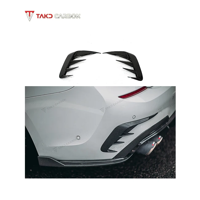 TAKD Carbon for bmws 3 Series G20 (2019-2022) Perfect Fitment Aerodynamic Dry Carbon Fiber Rear Bumper Canards
TAKD Carbon for bmws 3 Series G20 (2019-2022) Perfect Fitment Aerodynamic Dry Carbon Fiber Rear Bumper Canards