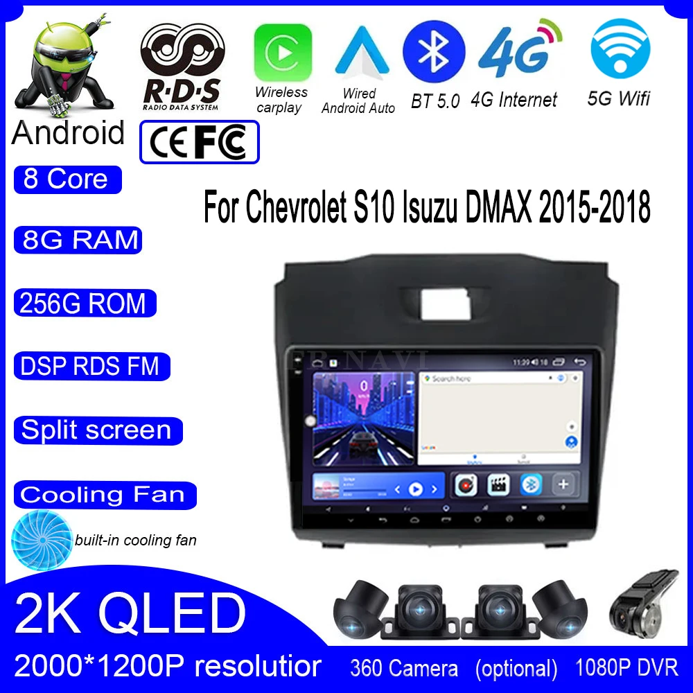 Android 14 For Chevrolet TrailBlazer 2 2012 - 2016 For Isuzu DMAX 2 2012 - 2018 Car Radio Carplay Multimedia Player Navigation
Android 14 For Chevrolet TrailBlazer 2 2012 - 2016 For Isuzu DMAX 2 2012 - 2018 Car Radio Carplay Multimedia Player Navigation