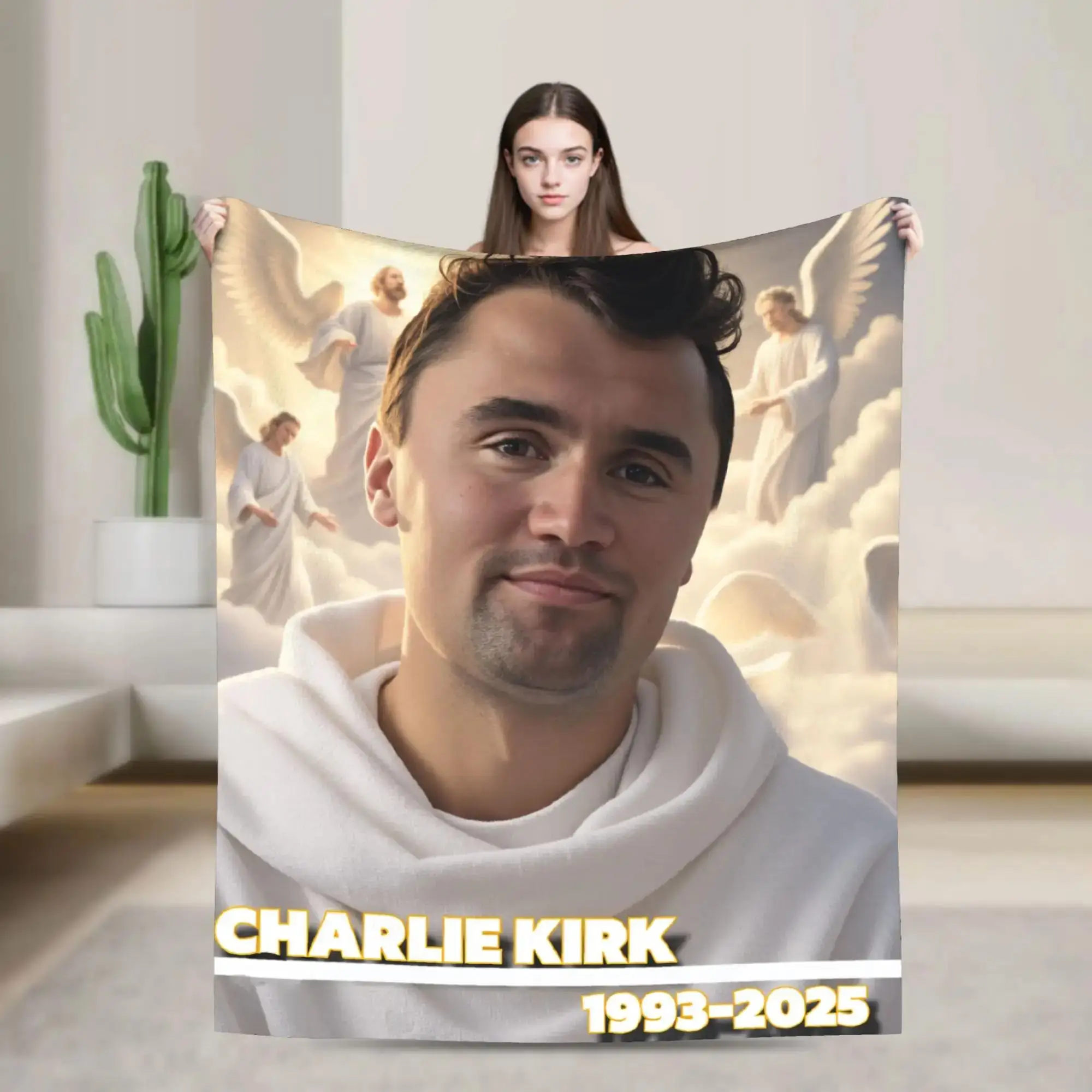 Детское одеяло Charlie Kirk Angelic Advocate, фланелевый плед для дивана, кровати, кресла
Детское одеяло Charlie Kirk Angelic Advocate, фланелевый плед для дивана, кровати, кресла