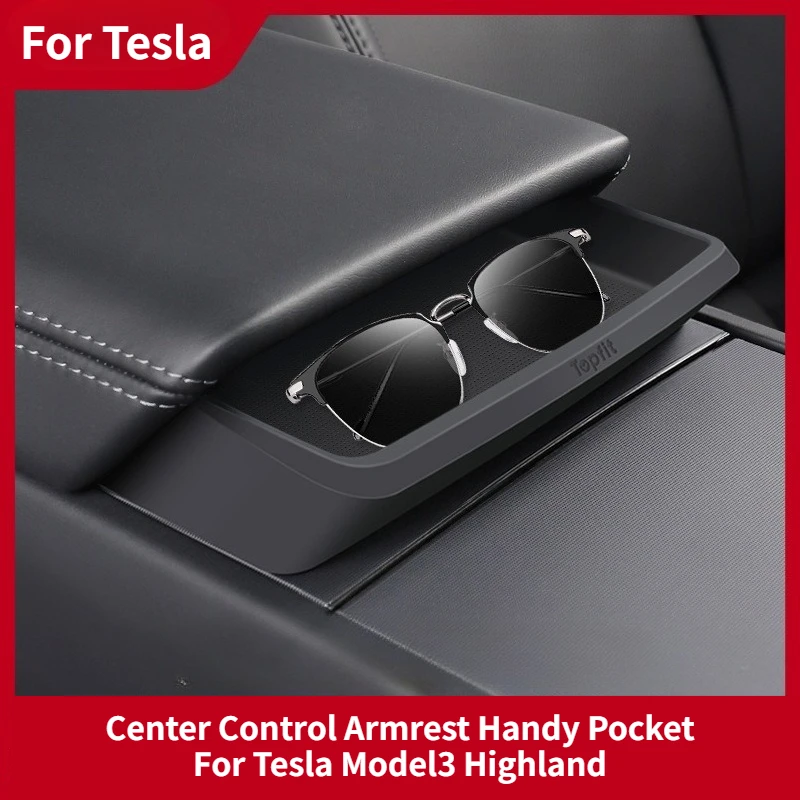 Center Console Armrest Storage Box For Tesla Model 3 Highland 2024 Card Key Phone Glasses Organizer Case Interior Accessories
Center Console Armrest Storage Box For Tesla Model 3 Highland 2024 Card Key Phone Glasses Organizer Case Interior Accessories
