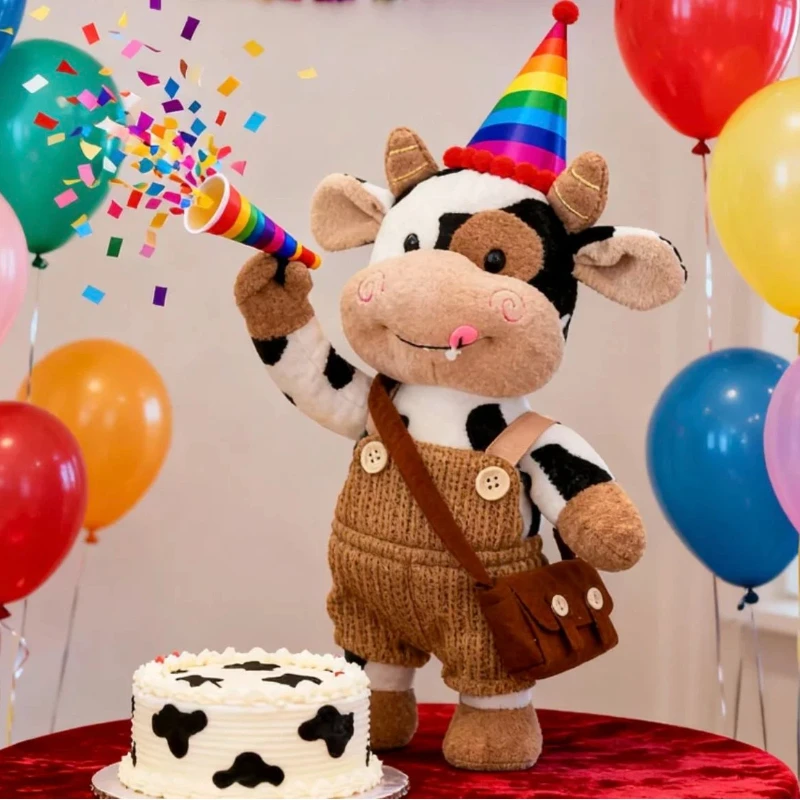 Cute 30cm Simulation Cattle Animals Plush Toys Cartoon Milk Cow Plush Doll Soft Stuffed Sweater Cow Pillow Home Decoration Toy
Cute 30cm Simulation Cattle Animals Plush Toys Cartoon Milk Cow Plush Doll Soft Stuffed Sweater Cow Pillow Home Decoration Toy