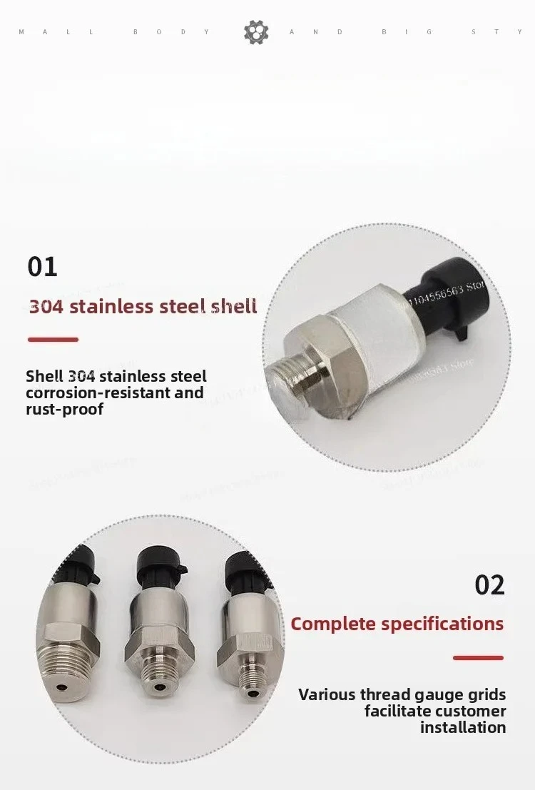 Gas Vacuum Negative Pressure Sensor/Transmitter -100kPa~0
Gas Vacuum Negative Pressure Sensor/Transmitter -100kPa~0