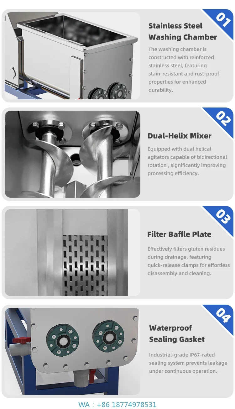 Стиральная машина Gluten Seitan Production Machine Прямая продажа с фабрики Коммерческая промышленная машина
Стиральная машина Gluten Seitan Production Machine Прямая продажа с фабрики Коммерческая промышленная машина