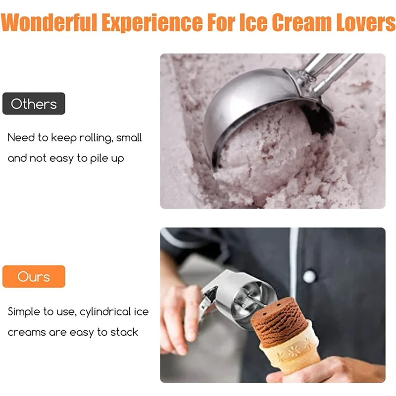 Ice Cream Scoop Cylindrical Ice Cream Scoop With Trigger Release Ice Cream Accessories
Ice Cream Scoop Cylindrical Ice Cream Scoop With Trigger Release Ice Cream Accessories