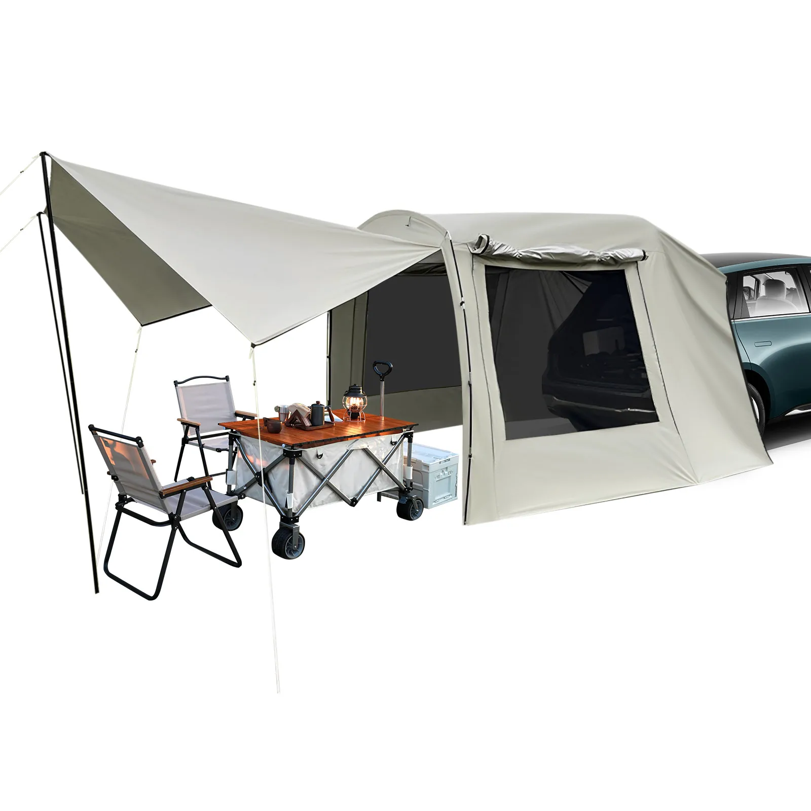 Car Box Docking Tent Camping Family Dome Tent Sunshade PU3000 Waterproof & UV40 Sun Protection 9.35x7.87ft Spacious Shelter
Car Box Docking Tent Camping Family Dome Tent Sunshade PU3000 Waterproof & UV40 Sun Protection 9.35x7.87ft Spacious Shelter