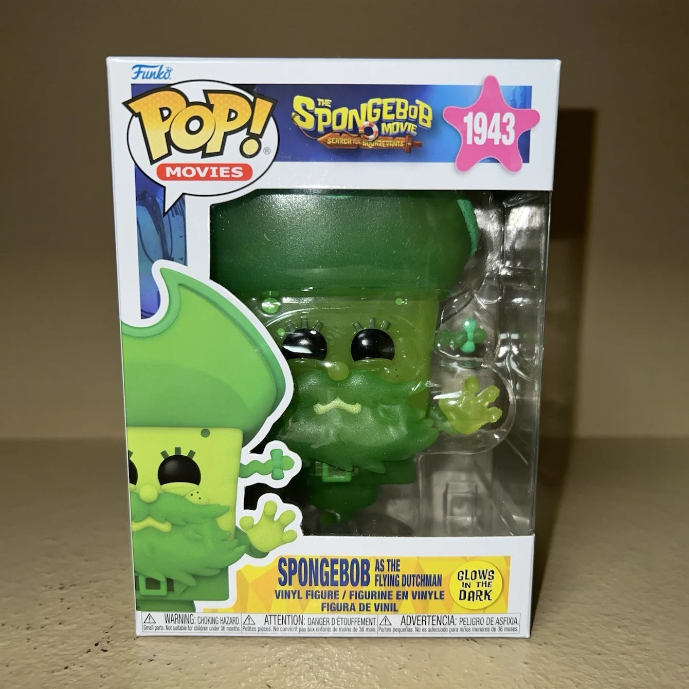 SpongeBob as the Flying Dutchman (Glow) Figure Funko Pop #1943 Official Genuine Statue Spongebob Limited Edition Toy Fans Gift
SpongeBob as the Flying Dutchman (Glow) Figure Funko Pop #1943 Official Genuine Statue Spongebob Limited Edition Toy Fans Gift