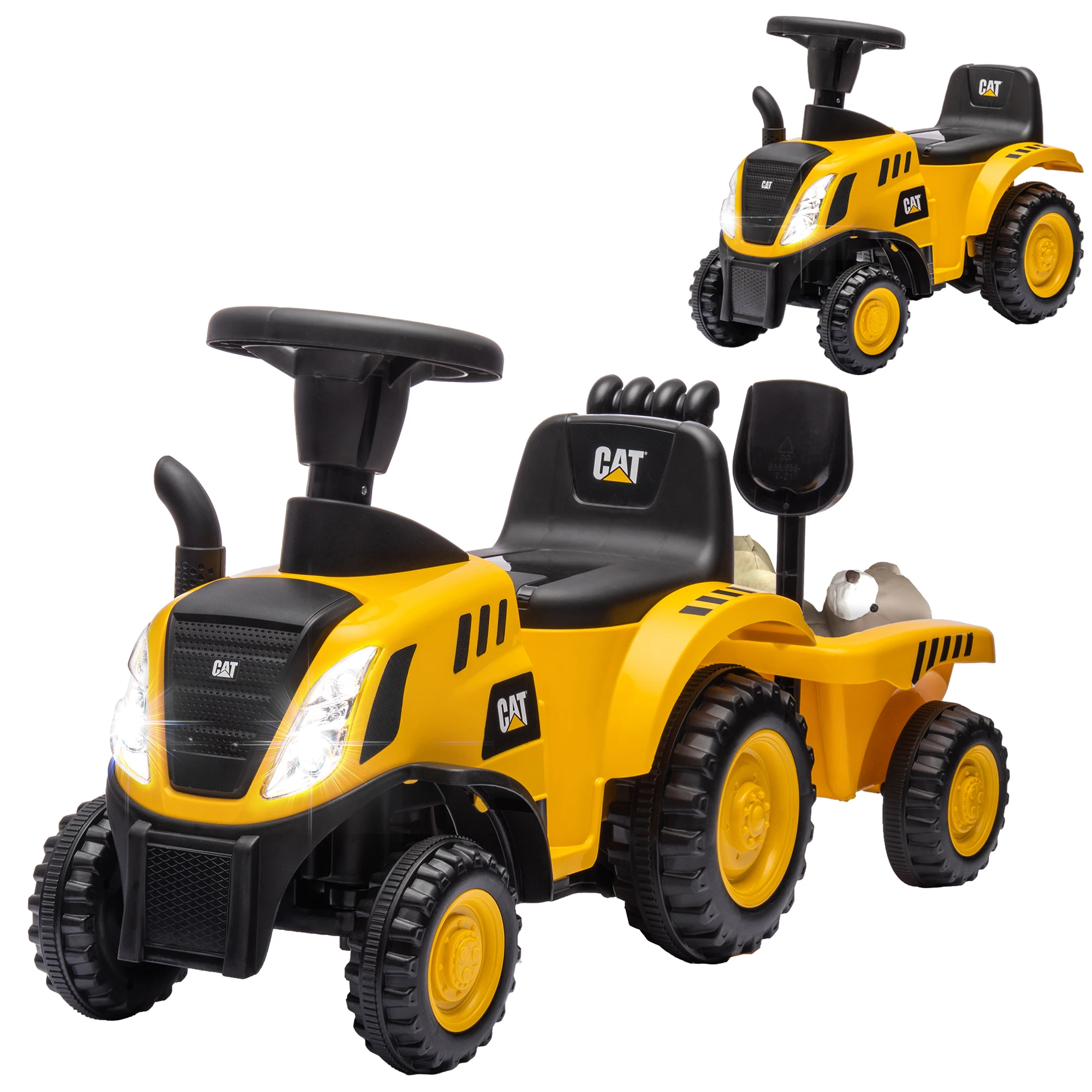 Kids Ride on Electric Tractor LED Lights Music Player Storage for Ages 18-36 Yellow, Built-In Music Player, LED Headlights, Comfort Seat
Kids Ride on Electric Tractor LED Lights Music Player Storage for Ages 18-36 Yellow, Built-In Music Player, LED Headlights, Comfort Seat