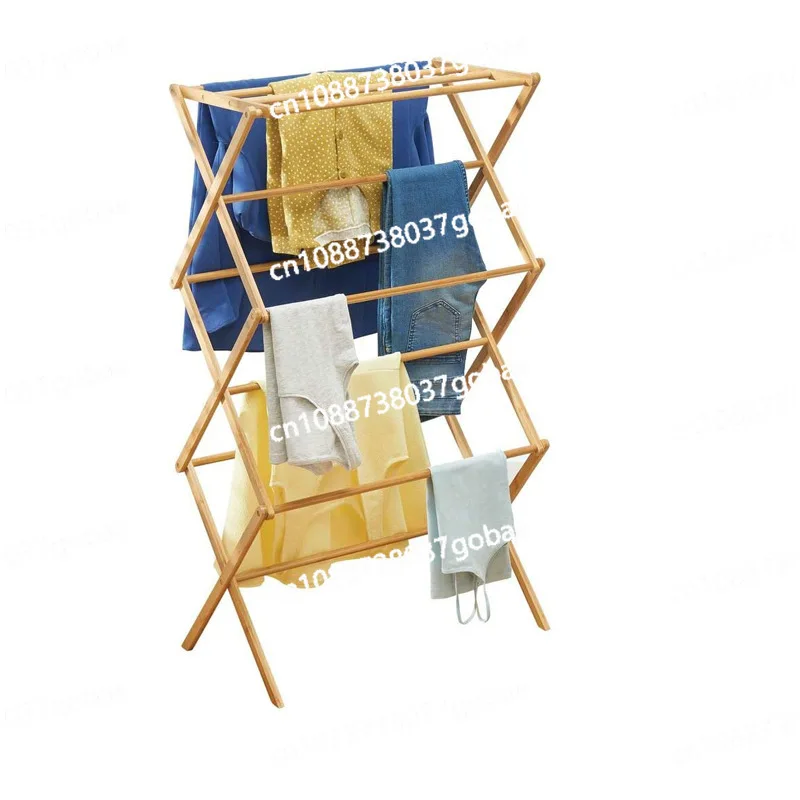 Vertical bamboo foldable towel rack, drying rack - bamboo and wood hanger
Vertical bamboo foldable towel rack, drying rack - bamboo and wood hanger