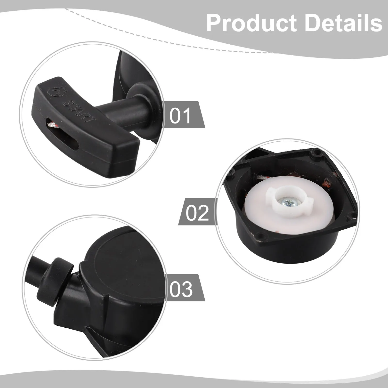 Recoil Starter Ensures For 17720042033 Recoil Starter For EDR-210 ES-210 PB-200 For SRM-2400 12*12*9cm For Outdoor Equipment
Recoil Starter Ensures For 17720042033 Recoil Starter For EDR-210 ES-210 PB-200 For SRM-2400 12*12*9cm For Outdoor Equipment