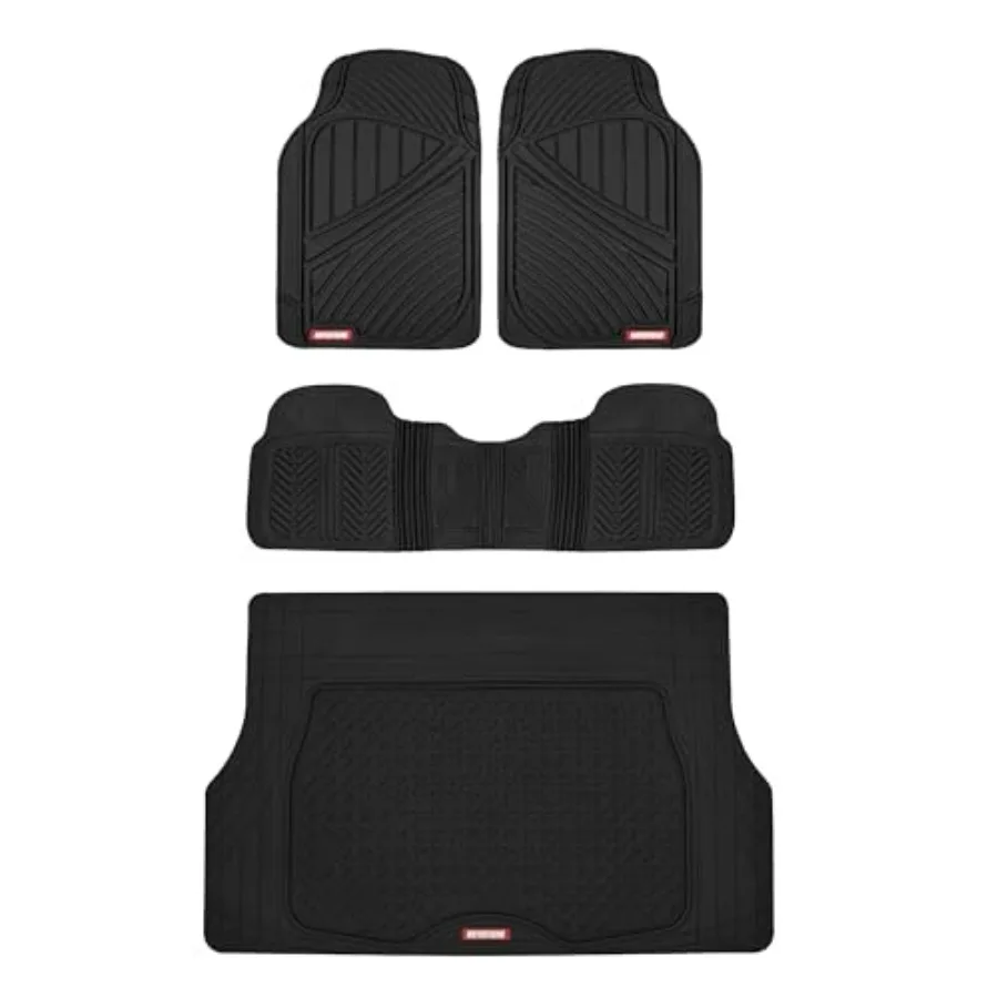 FlexTough Performance All Weather Rubber Car Mats with Cargo Liner - Full Set Front Rear Floor Mats for Cars Truck SUV Automoti
FlexTough Performance All Weather Rubber Car Mats with Cargo Liner - Full Set Front Rear Floor Mats for Cars Truck SUV Automoti