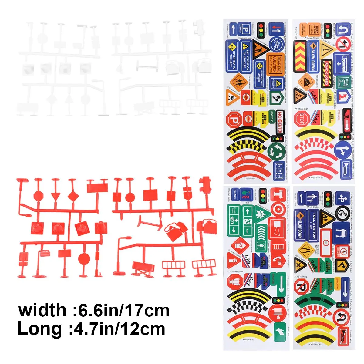 112 Pcs Traffic Signs Toys Realistic Colors Easy to Remember Kids Educational Montessori Learning Play Set Street Sign
112 Pcs Traffic Signs Toys Realistic Colors Easy to Remember Kids Educational Montessori Learning Play Set Street Sign