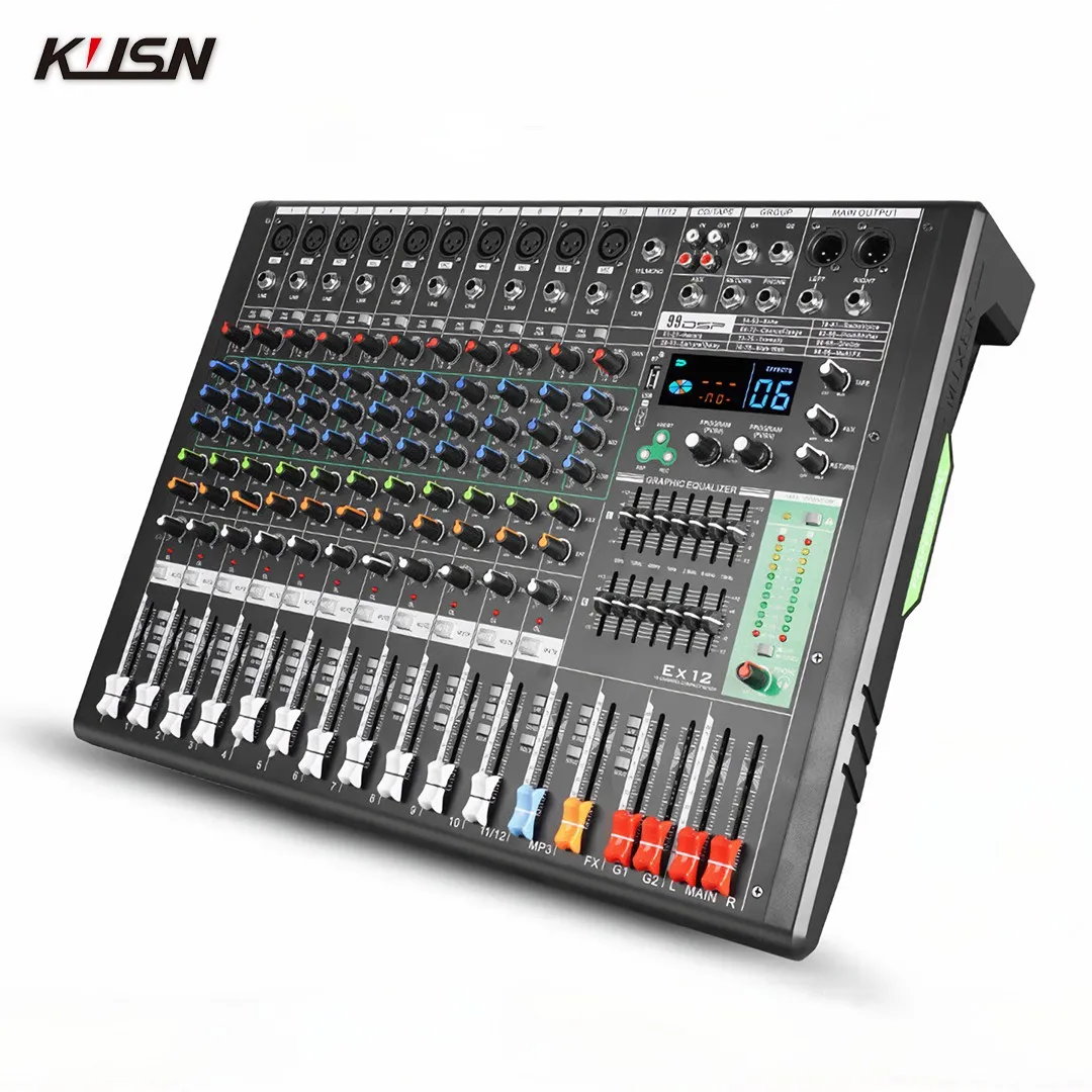 12-канальный цифровой микшер, профессиональный звуковой микшер Soundcraft, мини-звуковой консольный микшер с Bluetooth USB
12-канальный цифровой микшер, профессиональный звуковой микшер Soundcraft, мини-звуковой консольный микшер с Bluetooth USB