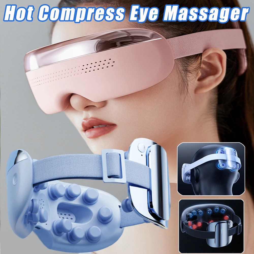 Acupoint Vibration Eye Care Instrument Visualization Hot Compress Eye Massager Relieve Eye Fatigue Dry Music Eye Massage Relax
Acupoint Vibration Eye Care Instrument Visualization Hot Compress Eye Massager Relieve Eye Fatigue Dry Music Eye Massage Relax