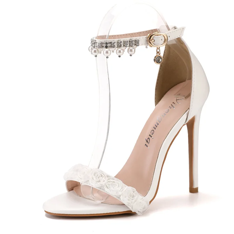 Bloomsteps Fish Mouth High Heel One-word Strap American Leather Spot White Fashion Sandals Women Banquet Wedding High Heels
Bloomsteps Fish Mouth High Heel One-word Strap American Leather Spot White Fashion Sandals Women Banquet Wedding High Heels