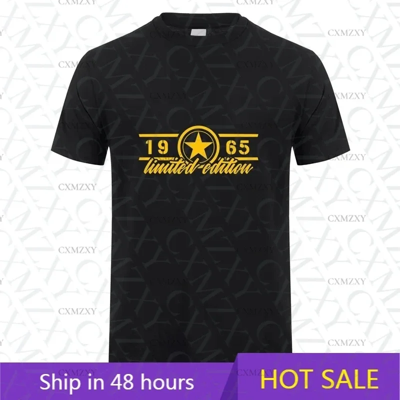 Omnitee Summer New 1965 Birthday Gift T Shirt Men Cotton Short Sleeve Limited Edition 1965 T-shirt Tops Tee Man Clothing
Omnitee Summer New 1965 Birthday Gift T Shirt Men Cotton Short Sleeve Limited Edition 1965 T-shirt Tops Tee Man Clothing