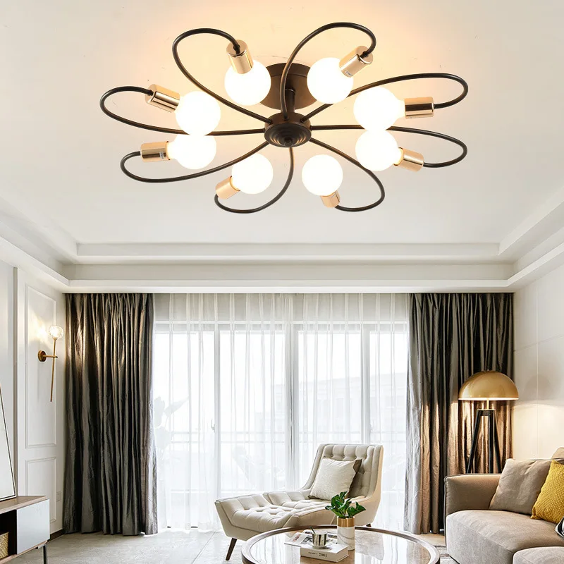 Nordic LivingRoom Ceiling Lamp Modern Creative Master Bedroom Room Lamp American Style Simple Dining Room Led Lighting WF1111
Nordic LivingRoom Ceiling Lamp Modern Creative Master Bedroom Room Lamp American Style Simple Dining Room Led Lighting WF1111
