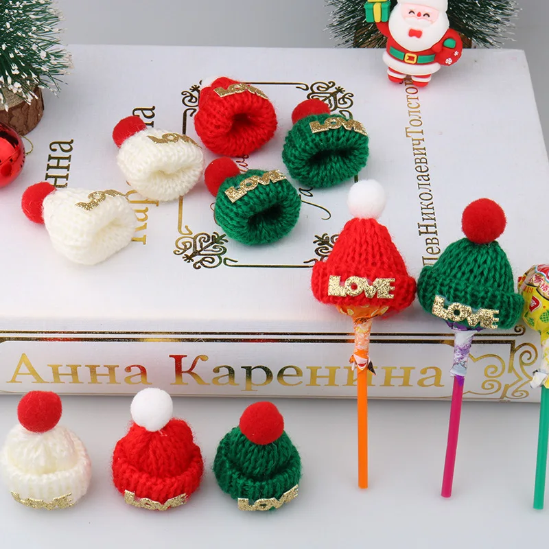 10pcs Mini Christmas Hat Candy set Wine bottle cover Love Knitted hat Christmas decoration
10pcs Mini Christmas Hat Candy set Wine bottle cover Love Knitted hat Christmas decoration