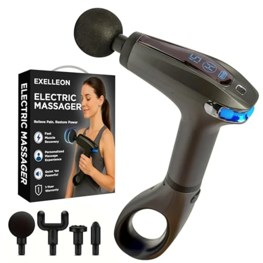 Massage Gun Deep Tissue Percussion Massager for Back and Neck Pain Relief Portable Handheld Muscle Massage Guns Travel-Friendly
Massage Gun Deep Tissue Percussion Massager for Back and Neck Pain Relief Portable Handheld Muscle Massage Guns Travel-Friendly