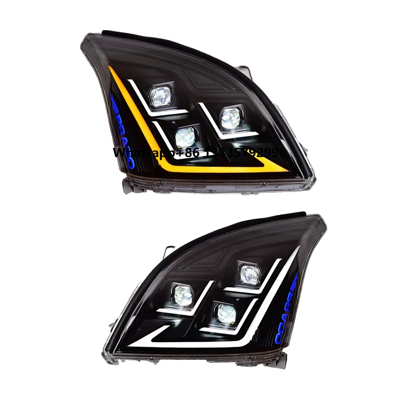 For'Toyota Land Cruiser Prado LED Headlights 2003-2009 J120 Front Lights Head Lamp Upgrade Plug and Play Front Car Accessories
For'Toyota Land Cruiser Prado LED Headlights 2003-2009 J120 Front Lights Head Lamp Upgrade Plug and Play Front Car Accessories
