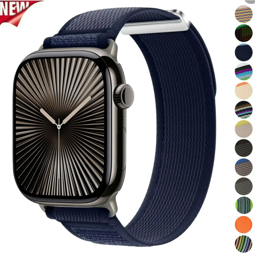 Trail Loop Band for Apple Watch series 10 46mm 42mm Ultra 49mm 9 8 7 45mm 41mm Adjustable Watch Strap iWatch 6 5 4 SE2 44mm 40mm
Trail Loop Band for Apple Watch series 10 46mm 42mm Ultra 49mm 9 8 7 45mm 41mm Adjustable Watch Strap iWatch 6 5 4 SE2 44mm 40mm