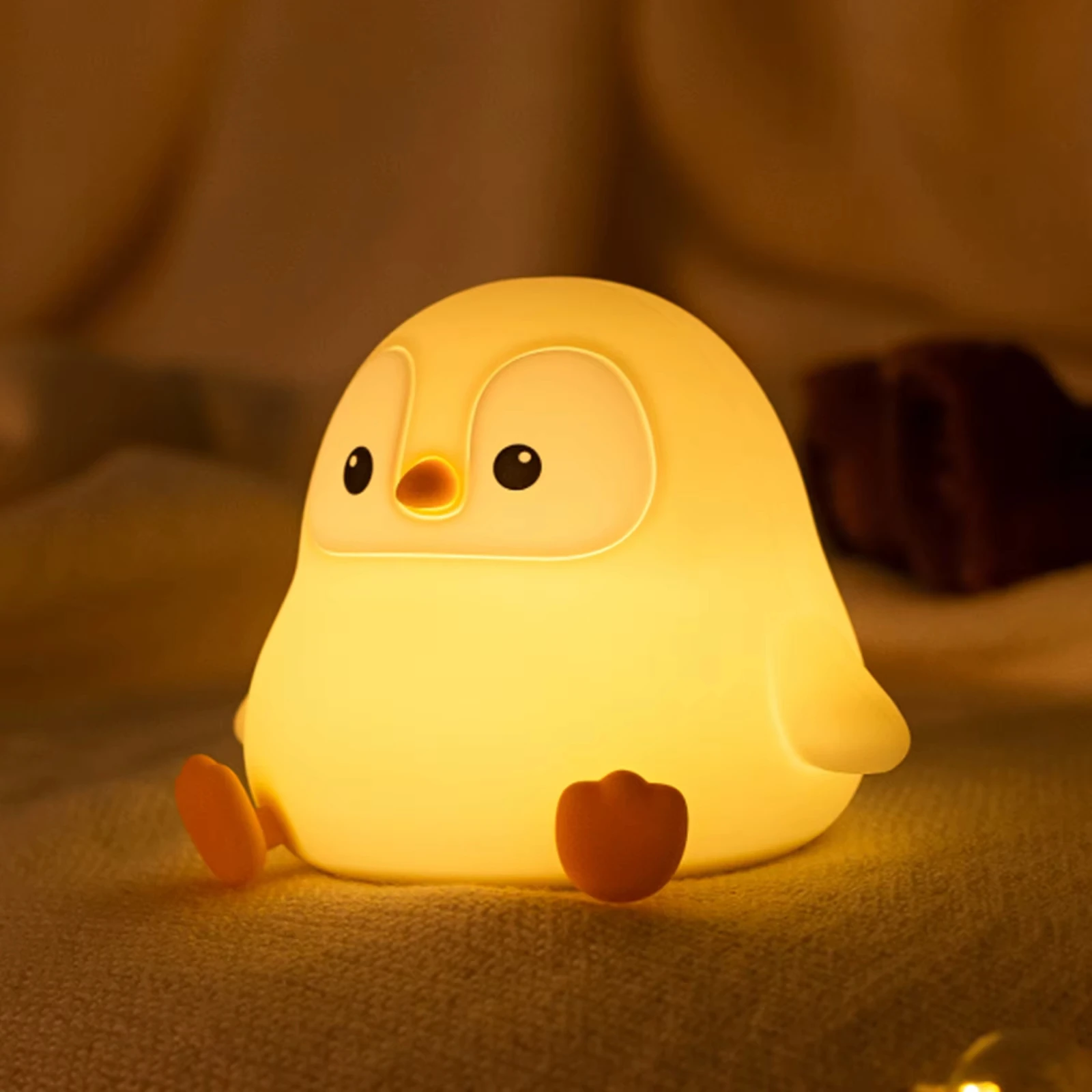 Novelty Penguin Nursery Night Light For Kids Room Rechargeable Sleeping Beside Night Lamp For Breastfeeding Toddler Decoration
Novelty Penguin Nursery Night Light For Kids Room Rechargeable Sleeping Beside Night Lamp For Breastfeeding Toddler Decoration
