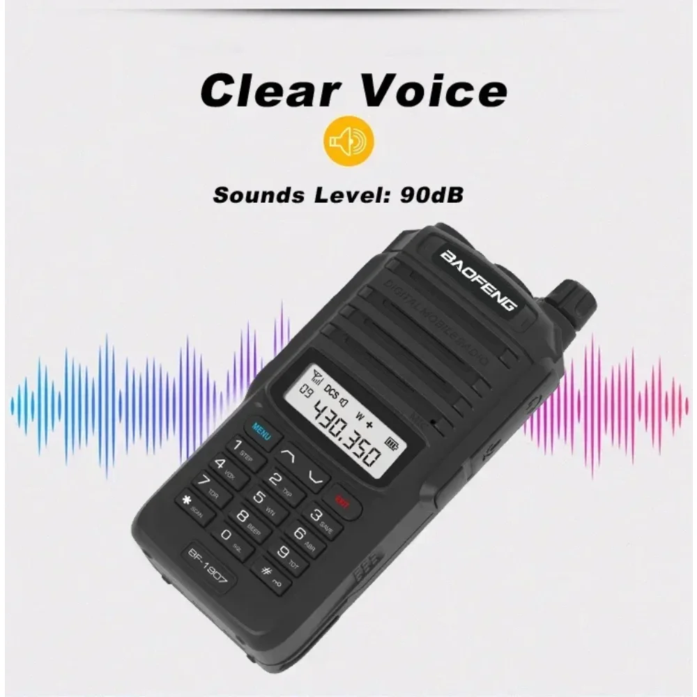 Baofeng BF-1907 WalkieTalkie UHF VHF Dual Band Waterproof Long Range Ham Radio Type-C Handheld Two Way Radio
Baofeng BF-1907 WalkieTalkie UHF VHF Dual Band Waterproof Long Range Ham Radio Type-C Handheld Two Way Radio