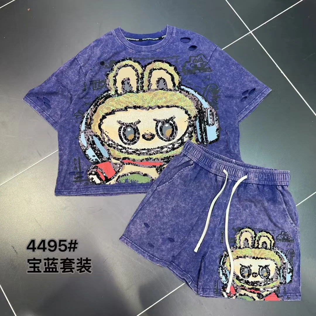 2025 Spring and Summer New Sweet Cartoon Earphones Rabbit Print Short-sleeved T-shirt Women's Loose Casual Short Top 4495
2025 Spring and Summer New Sweet Cartoon Earphones Rabbit Print Short-sleeved T-shirt Women's Loose Casual Short Top 4495