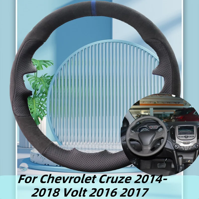 Hand-Sewn Genuine Leather Car Steering Wheel Cover For Chevrolet Cruze 2014-2018 Volt 2016 2017 Car Interior Accessories
Hand-Sewn Genuine Leather Car Steering Wheel Cover For Chevrolet Cruze 2014-2018 Volt 2016 2017 Car Interior Accessories