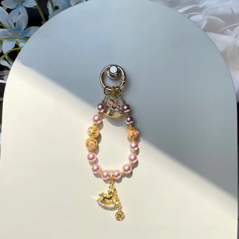 Fashionable and stylish Get Rich Soon phone chain pendant, light luxury alloy rocking Pony charm, short keychain bag decoration
Fashionable and stylish Get Rich Soon phone chain pendant, light luxury alloy rocking Pony charm, short keychain bag decoration
